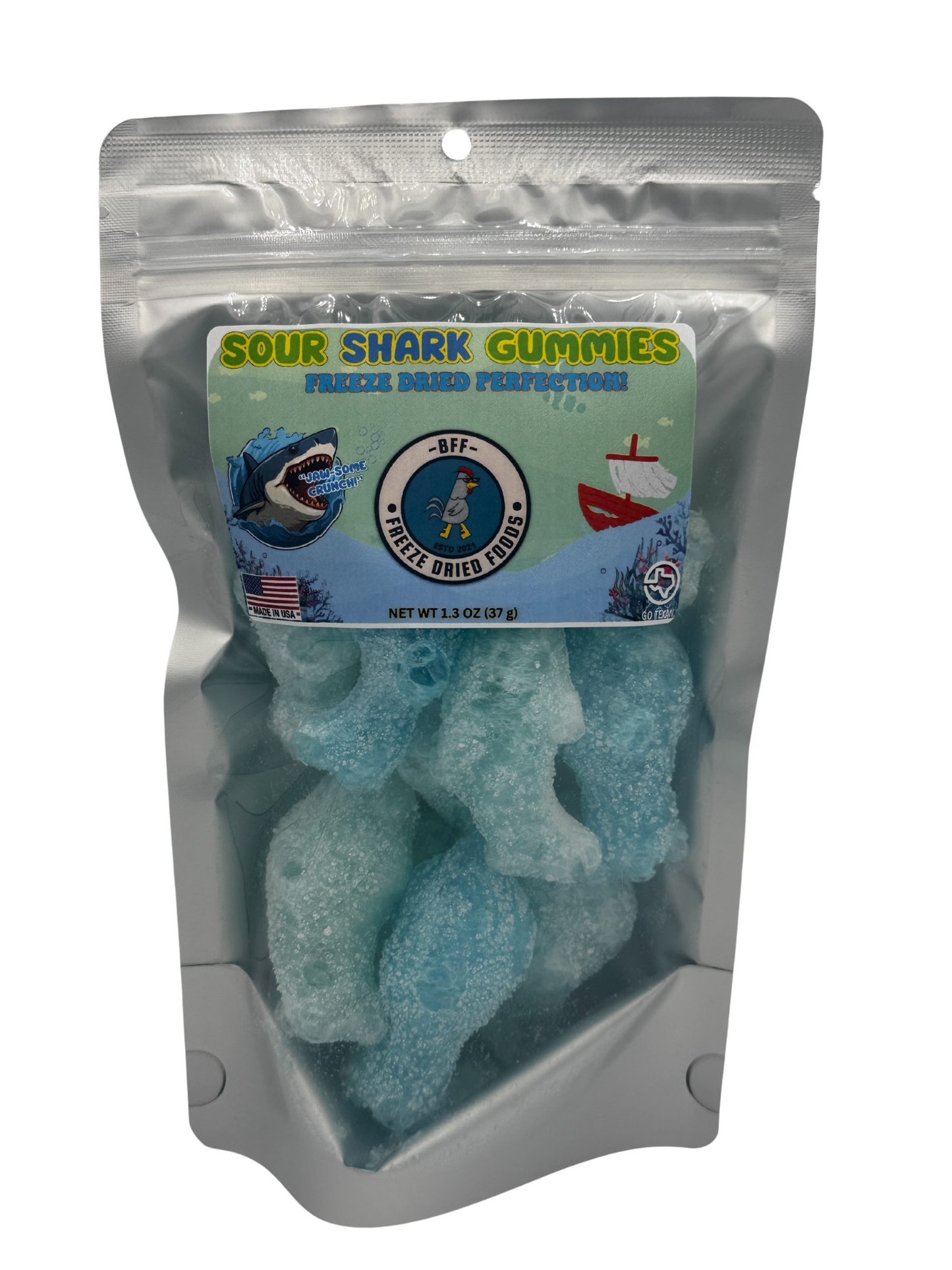 Sharks-Sour Blue Raspberry