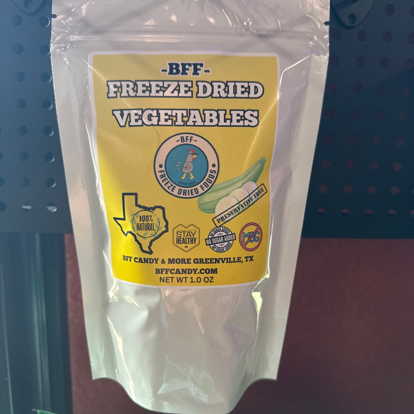 Freeze-dried squash