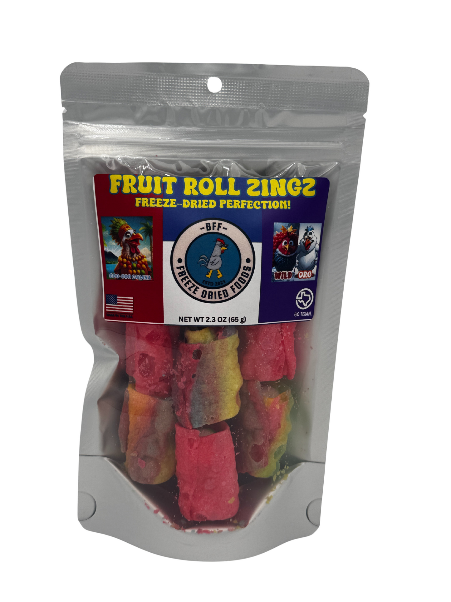 Fruit Roll Crunch w/ ZINGZ