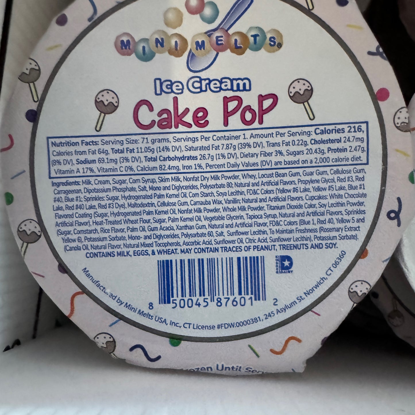 Mini Melts-Cake Pop