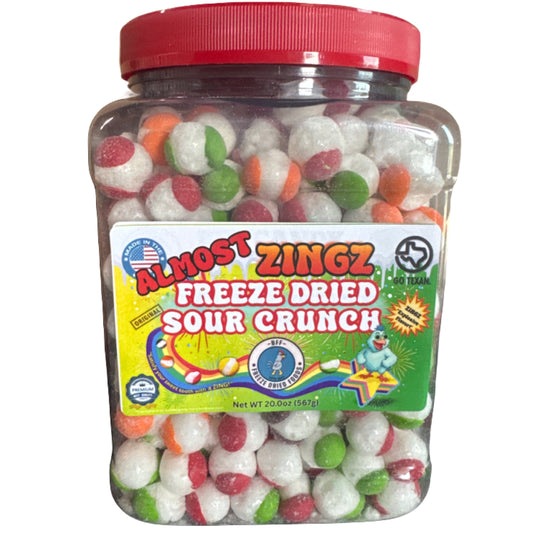 20oz jar freeze-dried candy assorted flavors