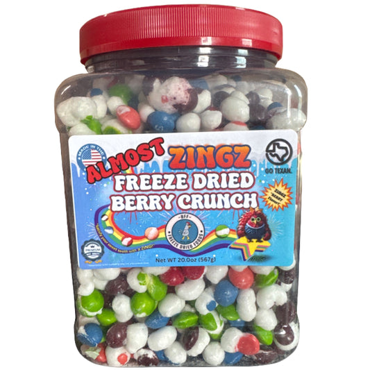 20oz jar freeze-dried candy assorted flavors