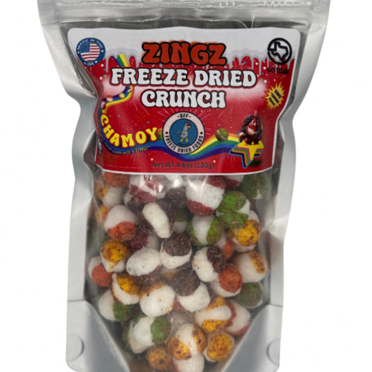 Freeze-dried fruit-flavored candy bite-sized pieces