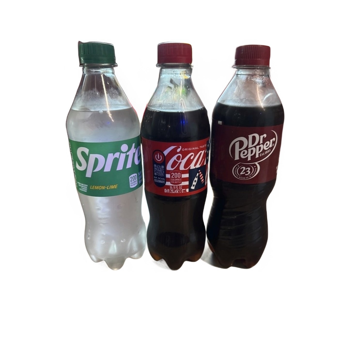 Coke , Dr, pepper, Sprite